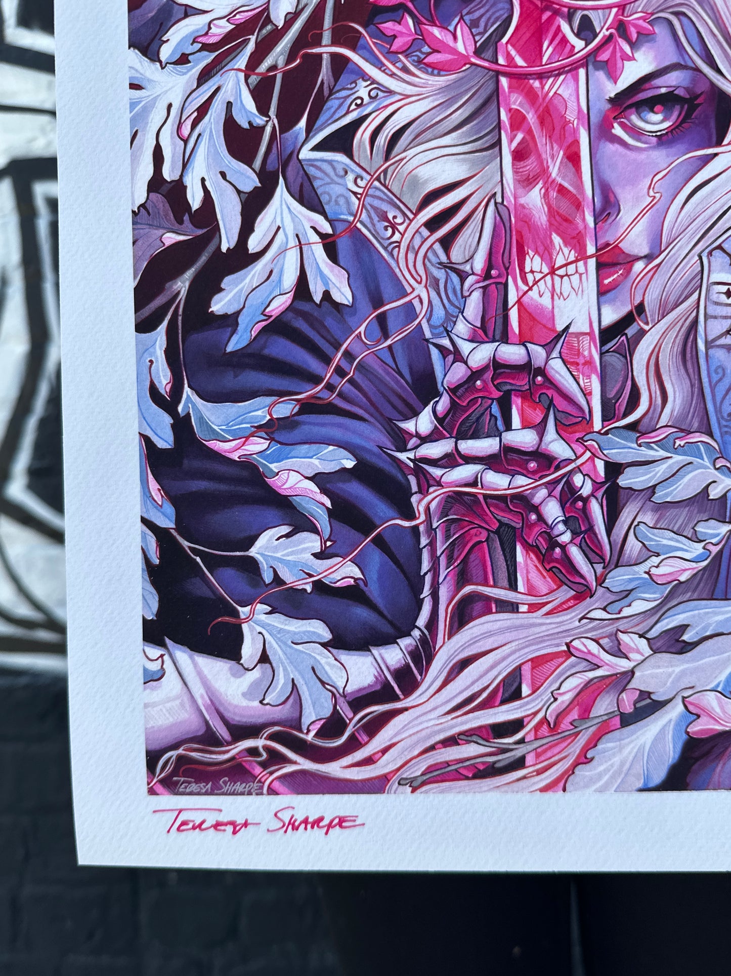 "Neon Knights" Print by Teresa Sharpe