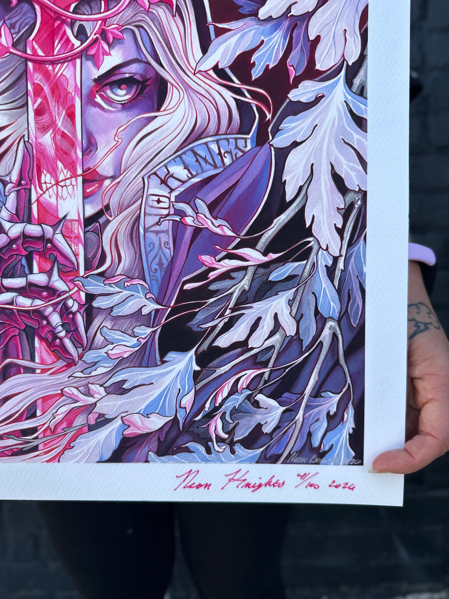 "Neon Knights" Print by Teresa Sharpe