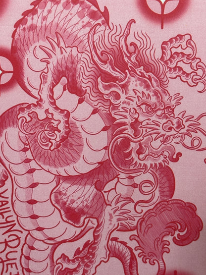 "Pink Dragon" Mini-Print by Kailyn Byers