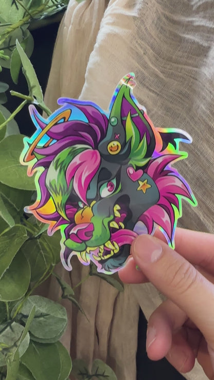 Sparkle Dog Sticker by Jay Ferrier