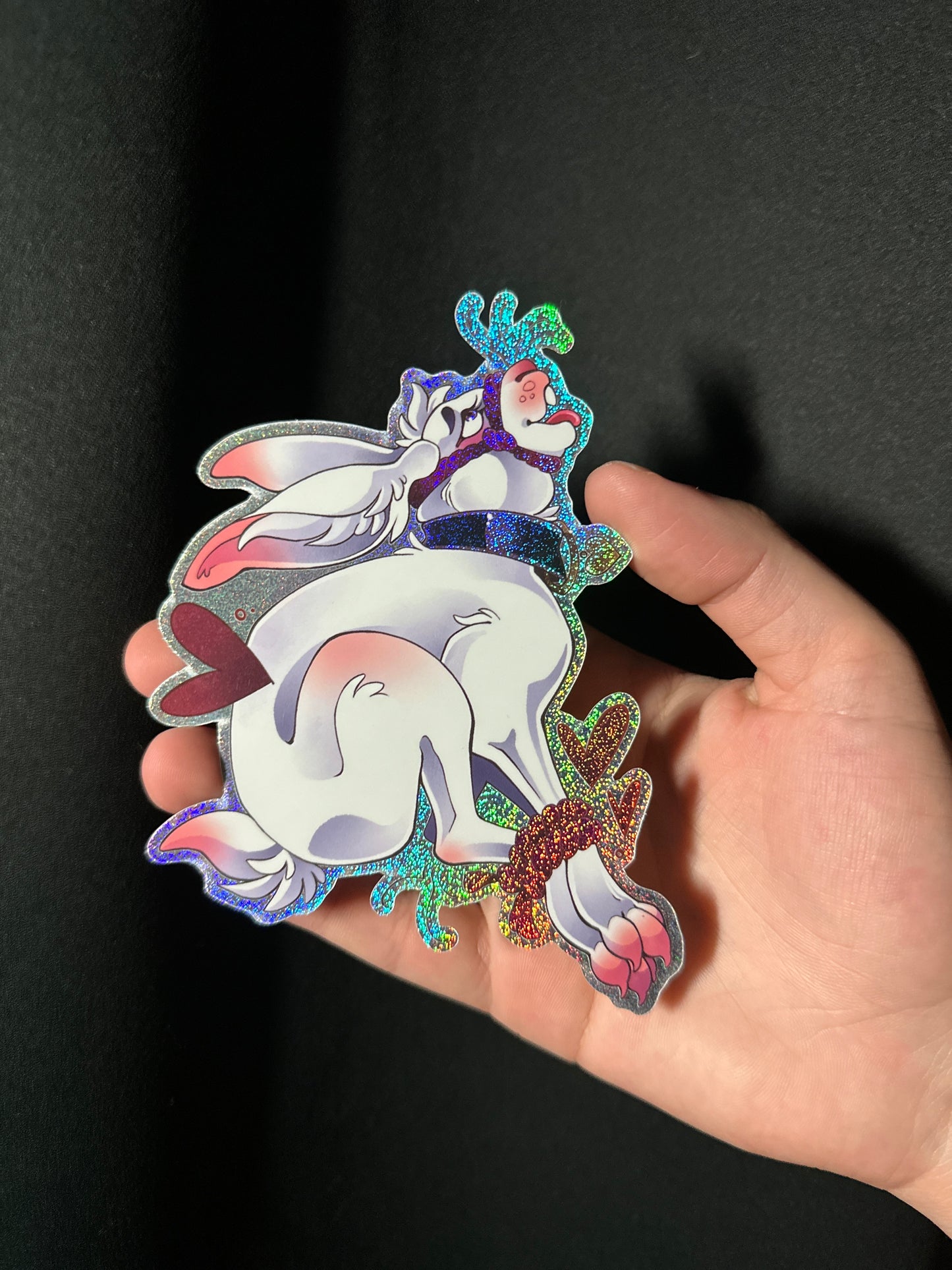 "Rope Bunny" Sticker by Jay Ferrier