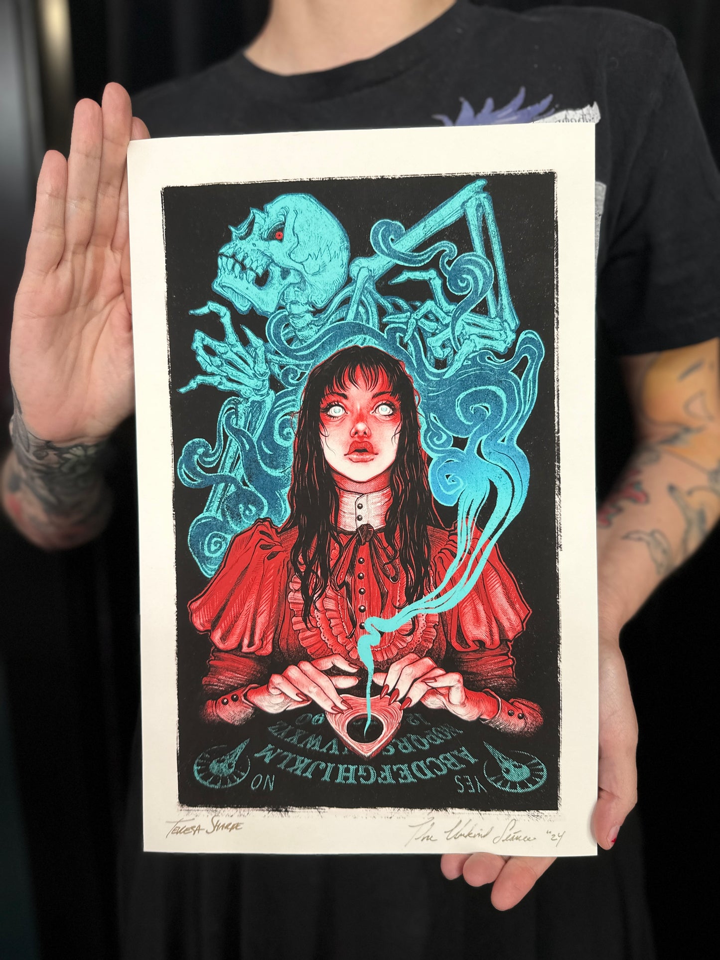 "The Unkind Séance" Print by Teresa Sharpe