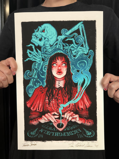 "The Unkind Séance" Print by Teresa Sharpe