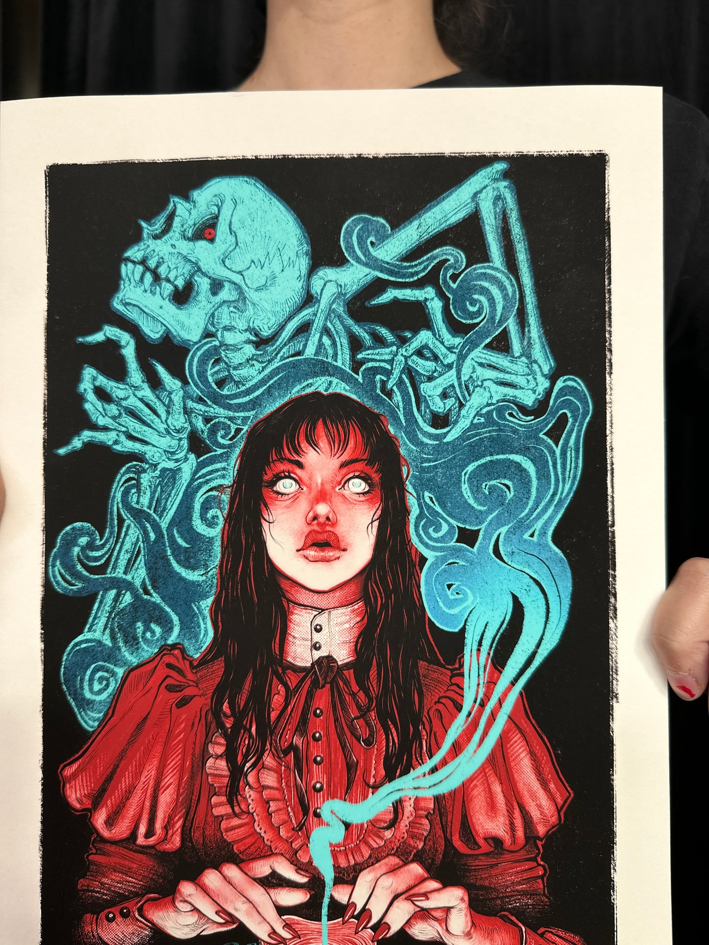 "The Unkind Séance" Print by Teresa Sharpe