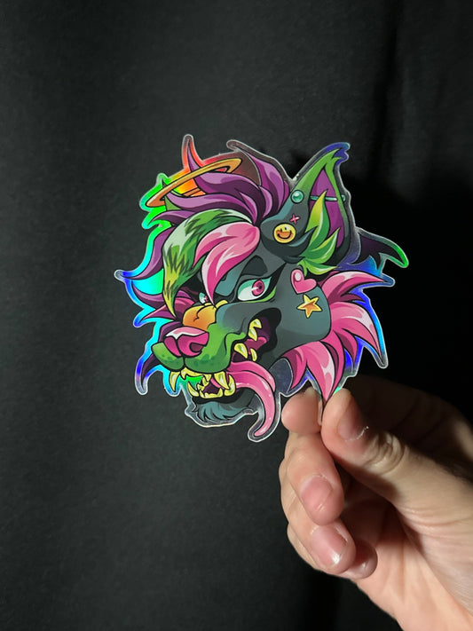 Sparkle Dog Sticker by Jay Ferrier