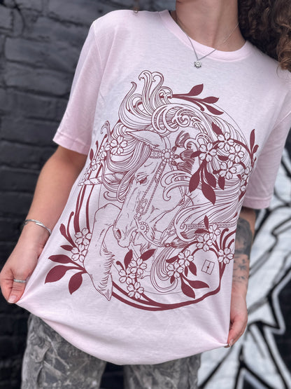 Bridled Blossom T-Shirt by Betsy Ebsen