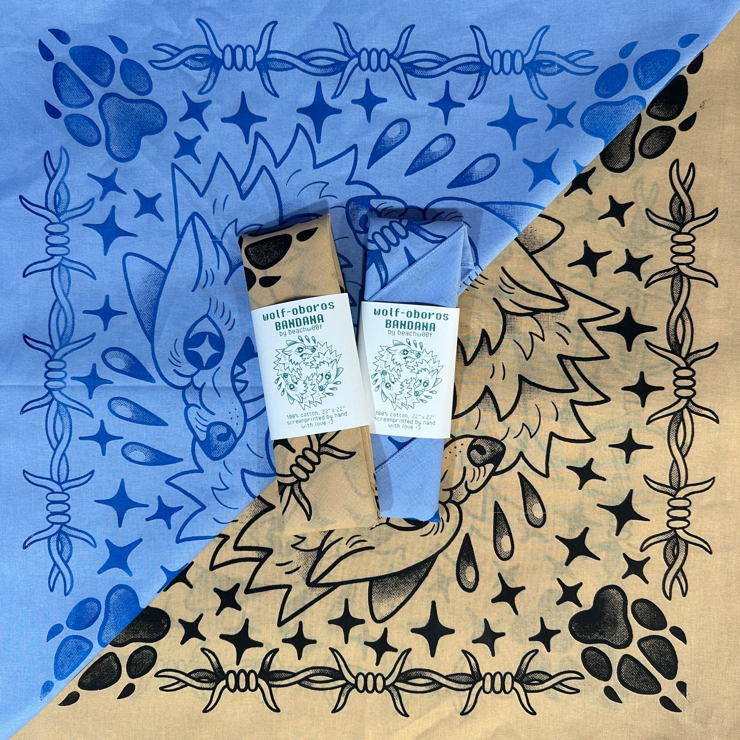Wolf-oboros Bandana by Liam Williams