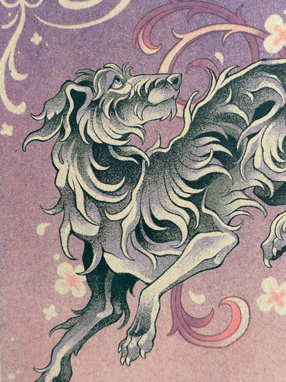 "The Mightiest Heart" Risograph Print by Jay Ferrier