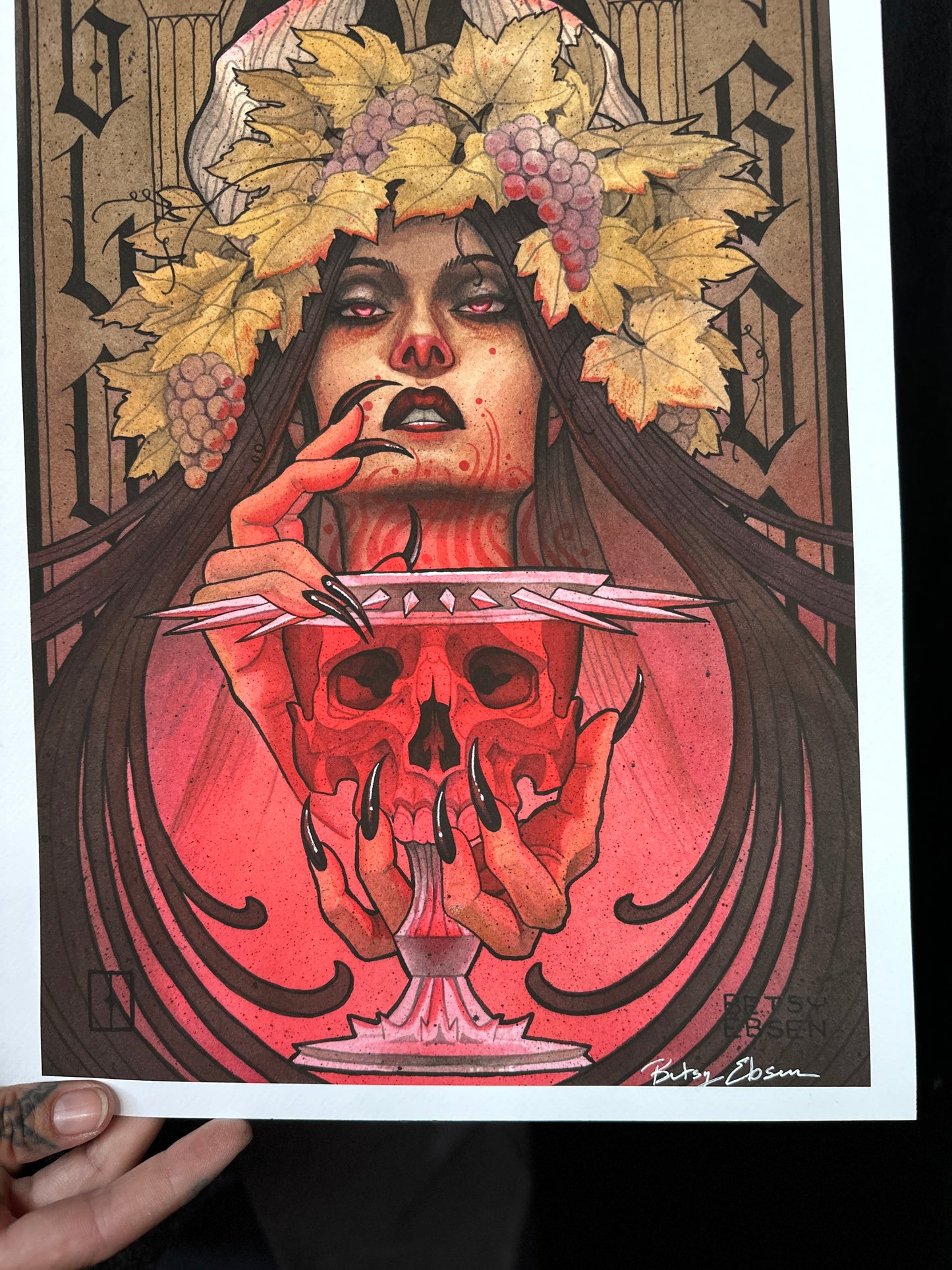 "Blood of Gods" Print by Betsy Ebsen