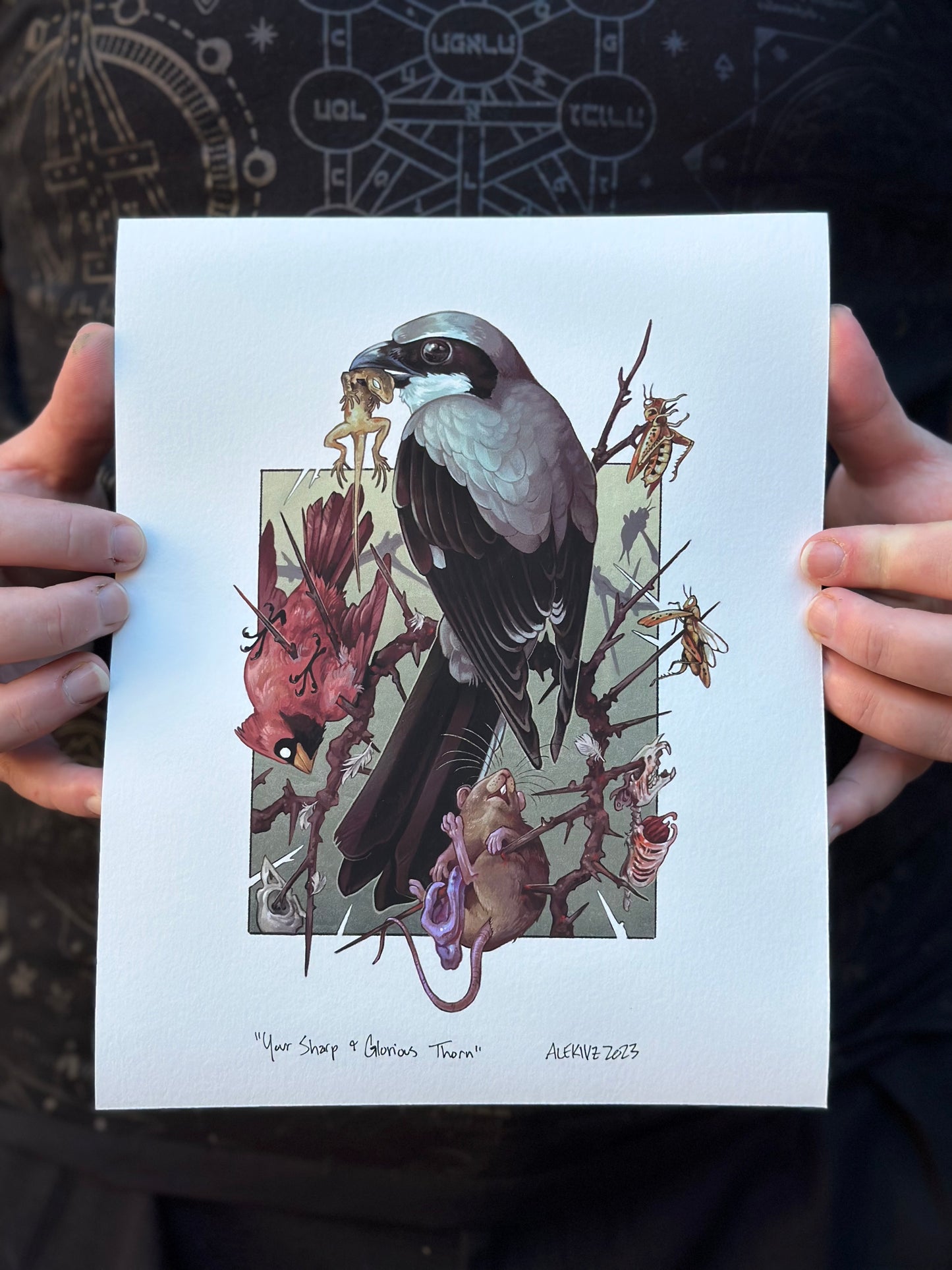 "Your Sharp and Glorious Thorn" Print by Kingsley Van Zandt