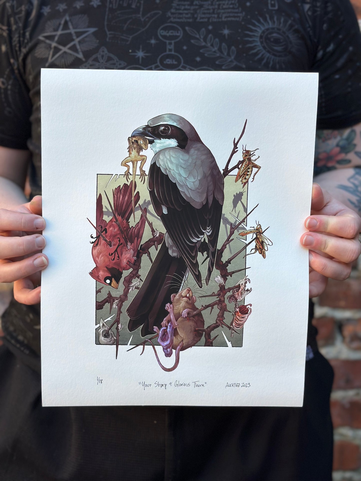 "Your Sharp and Glorious Thorn" Print by Kingsley Van Zandt