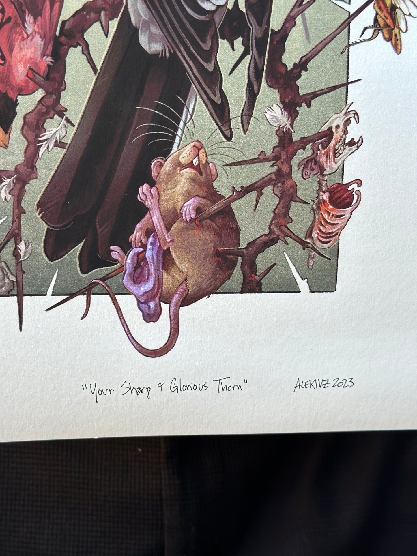 "Your Sharp and Glorious Thorn" Print by Kingsley Van Zandt