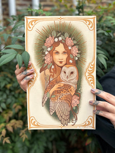 "Green Witch" Print by Betsy Ebsen