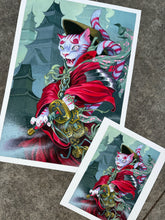 Load image into Gallery viewer, &quot;Meowsashi: Last of the Two-Tail Clan&quot; Print by Teresa Sharpe