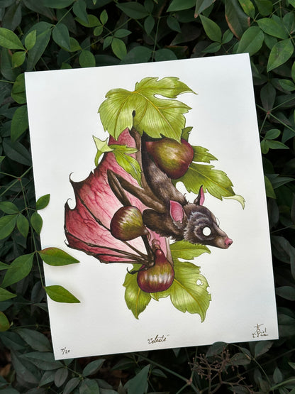 "Celeste" Print by - v i t r i o l -