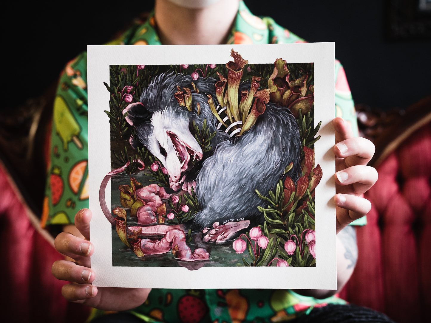 "Ophelia" print by Kingsley Van Zandt