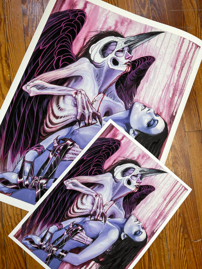 "Surrendered Seraphim" Print by Teresa Sharpe