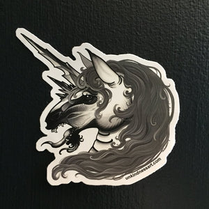 Majestic Unicorn Sticker by Erin Chance